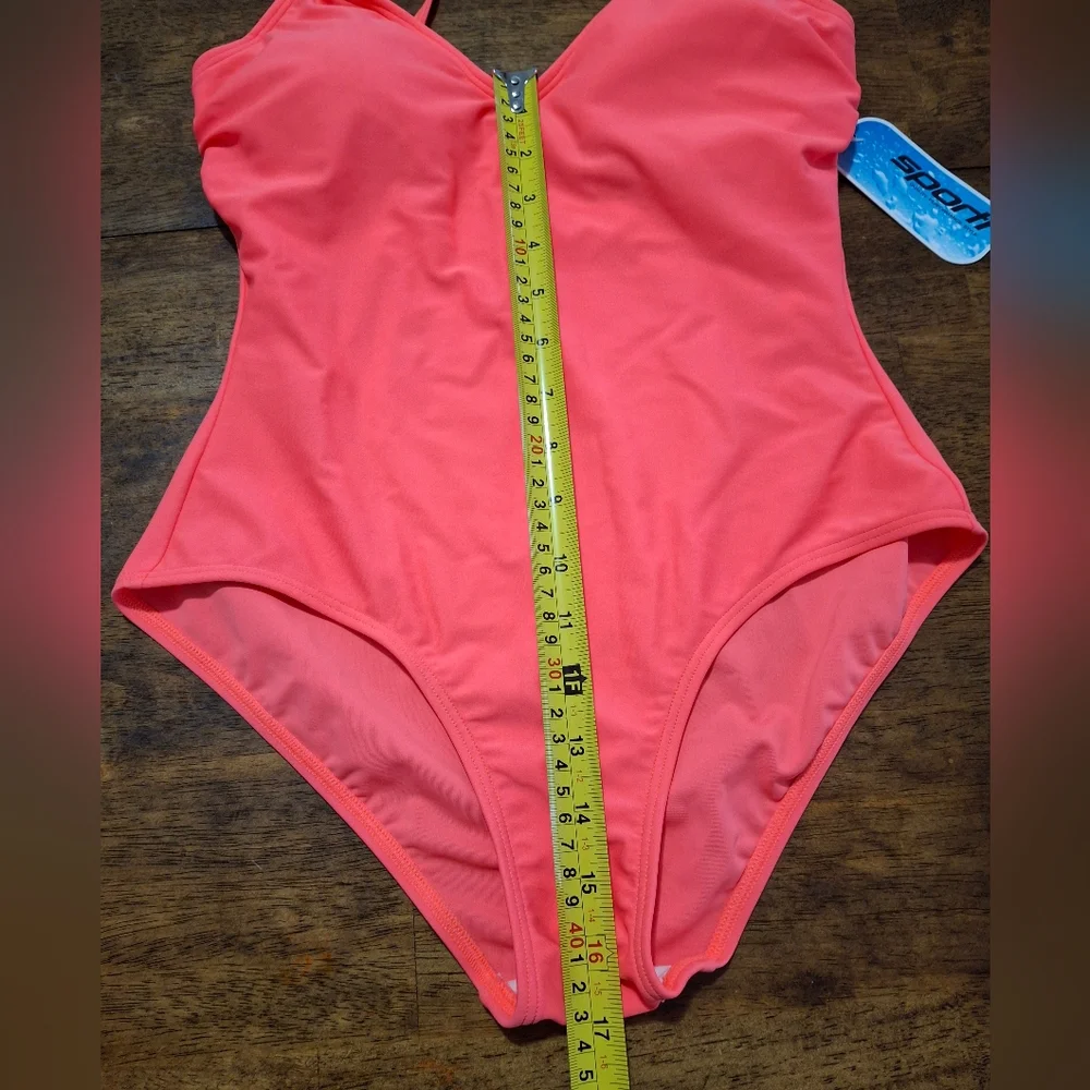 Women's Coral Sporti One Piece Swimsuit Size M.